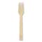 World Centric Bamboo Cutlery, Fork, 6.7 in., Natural, 2000PK FO-BB-67 - alternate 1